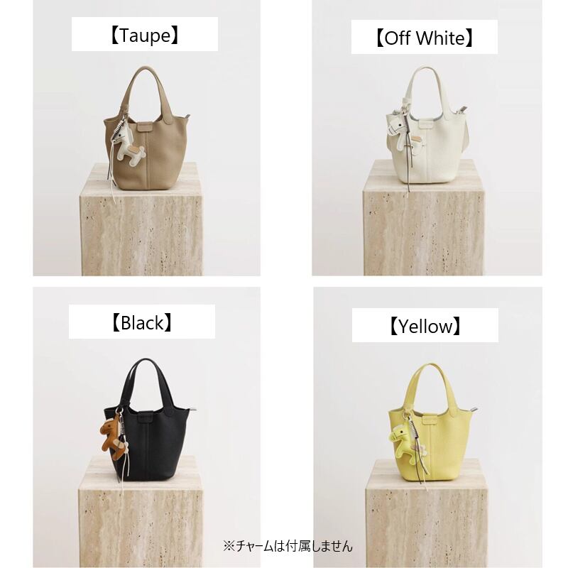ゆ　小物 Soft Leather Mini Tote/4color | CAXUL
