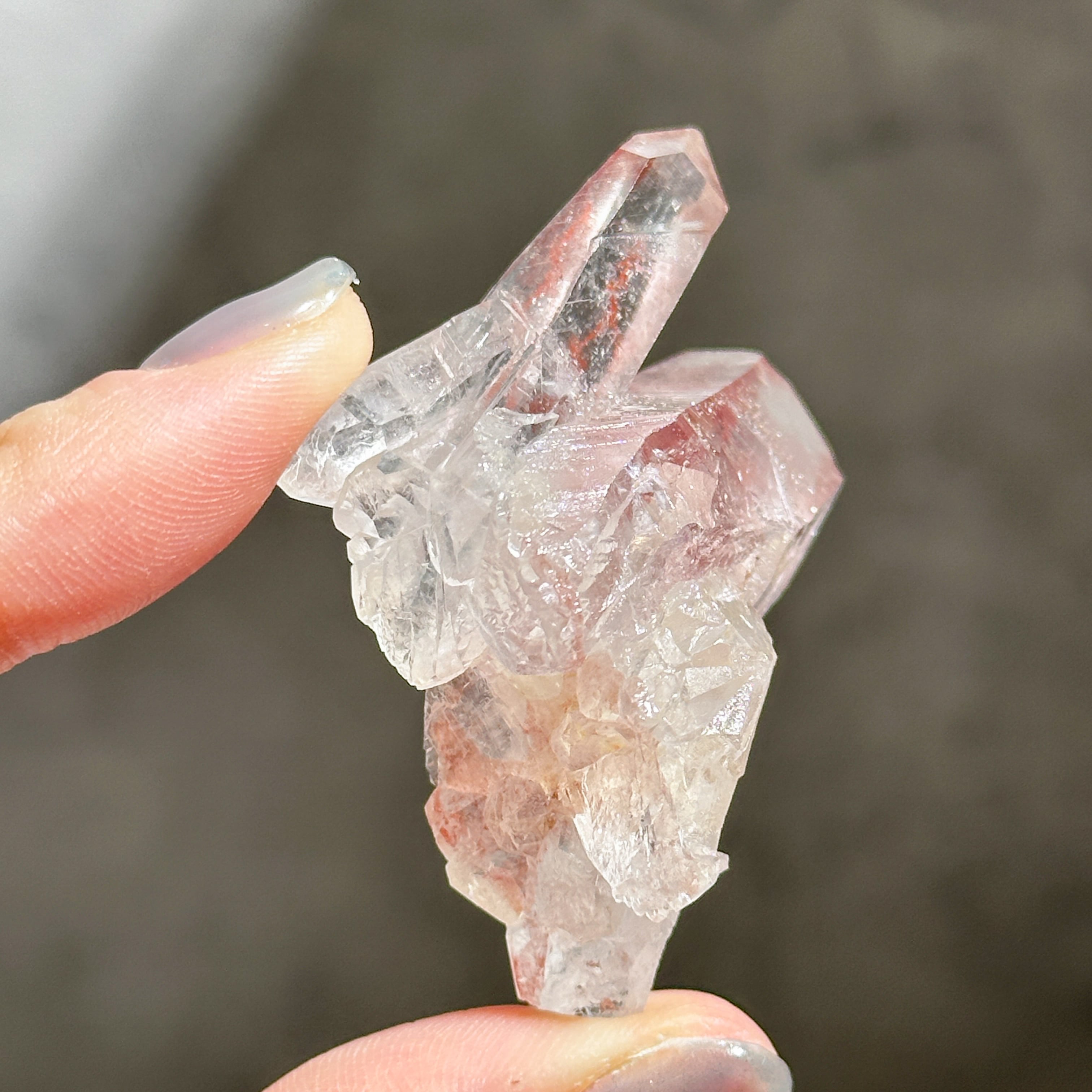 ディアマンティーナ産ピンクレムリアン クラスター01◇ Pink Lemurian