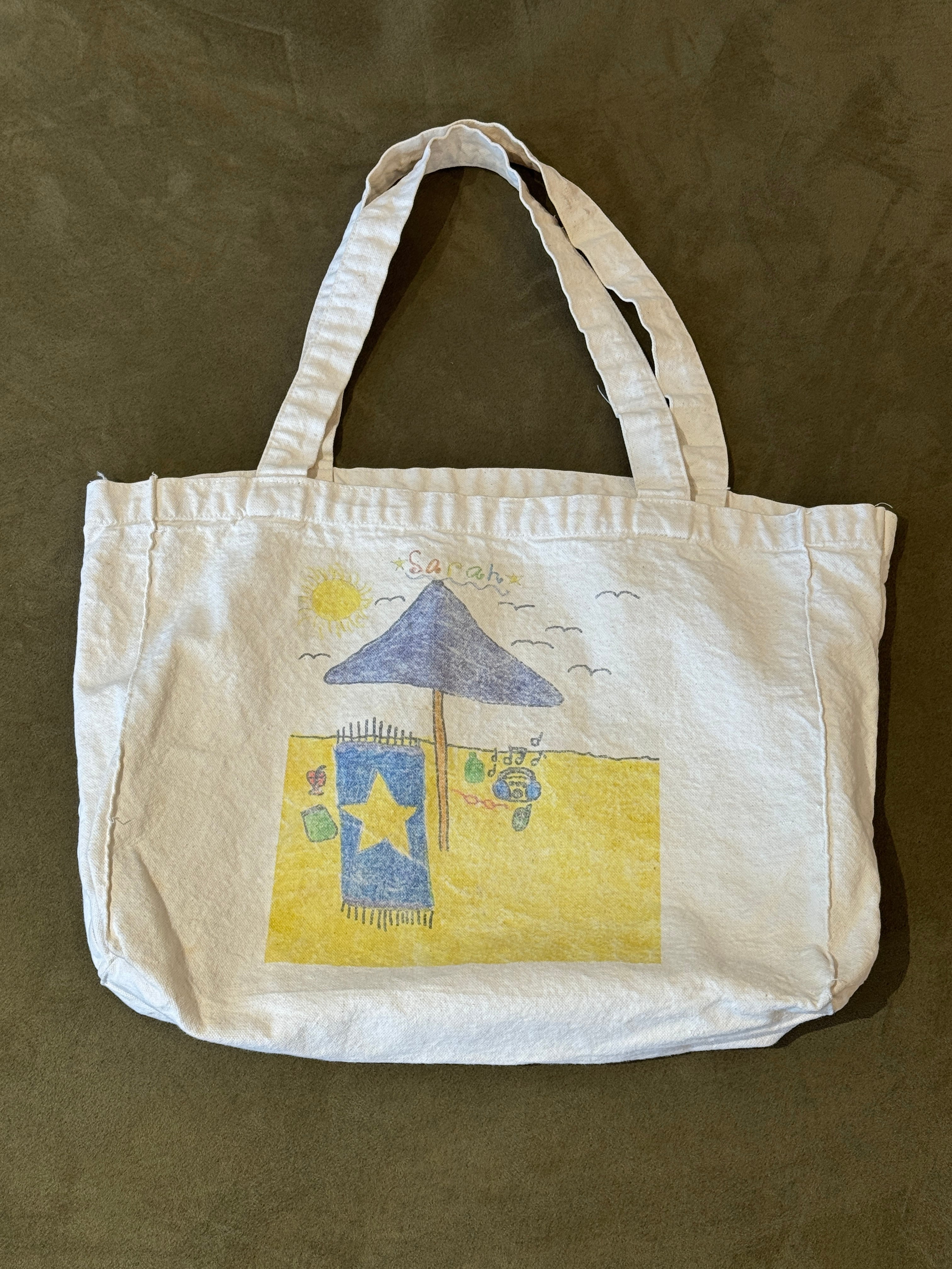 IT17-1 USED TOTE BAG "beach"