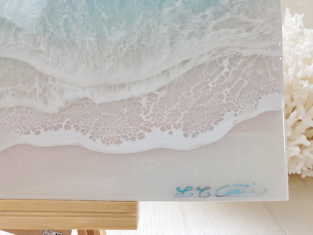 105.オーシャンレジンアート 3wave