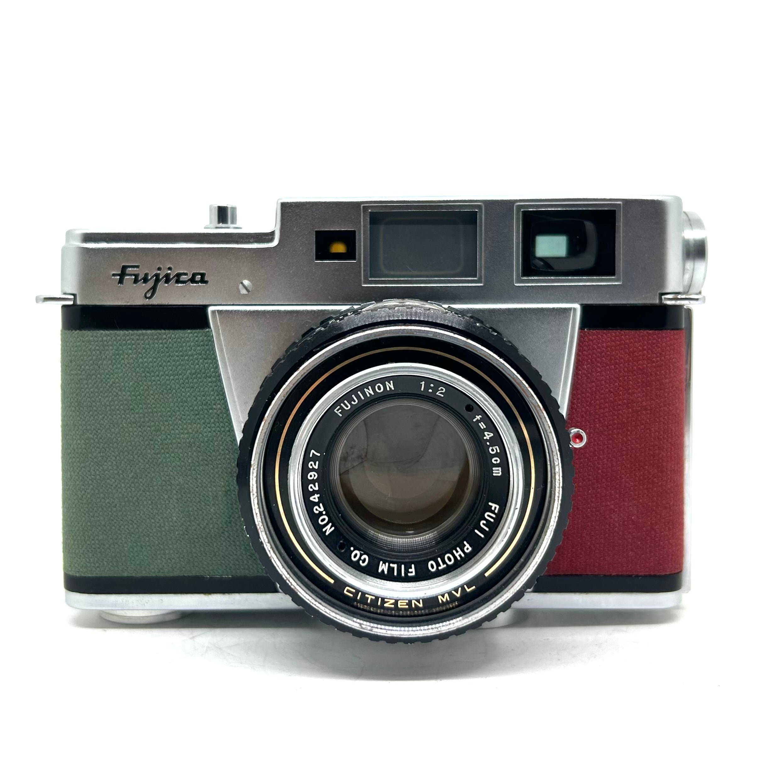 25-021 リメイク カメラ FUJICA 35ML（グリーン•ワインレッド