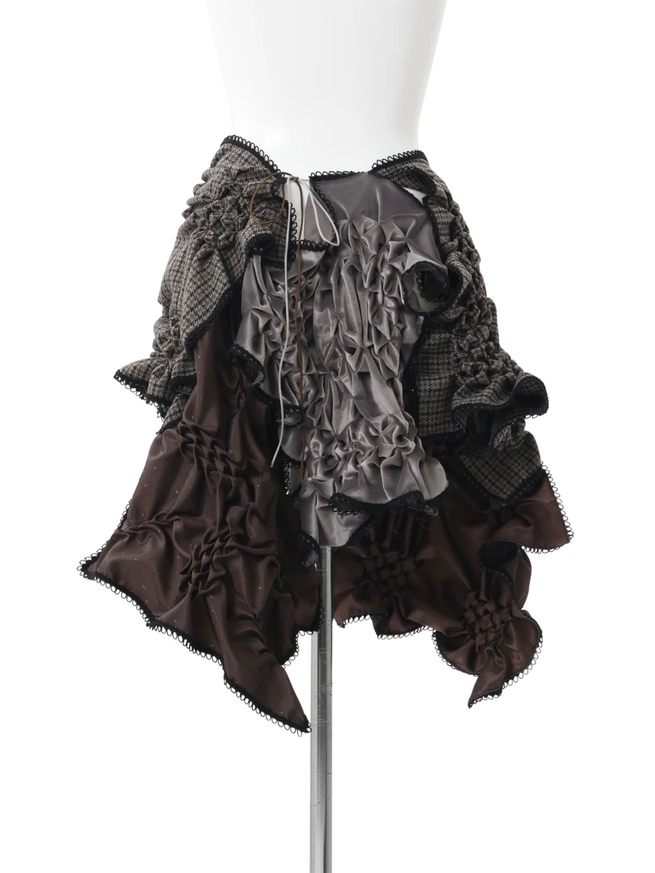 【26AW | WOMEN】Create Clair クリエイトクレイル / スカート / Patch smocking skirt　15C21-317 - 15