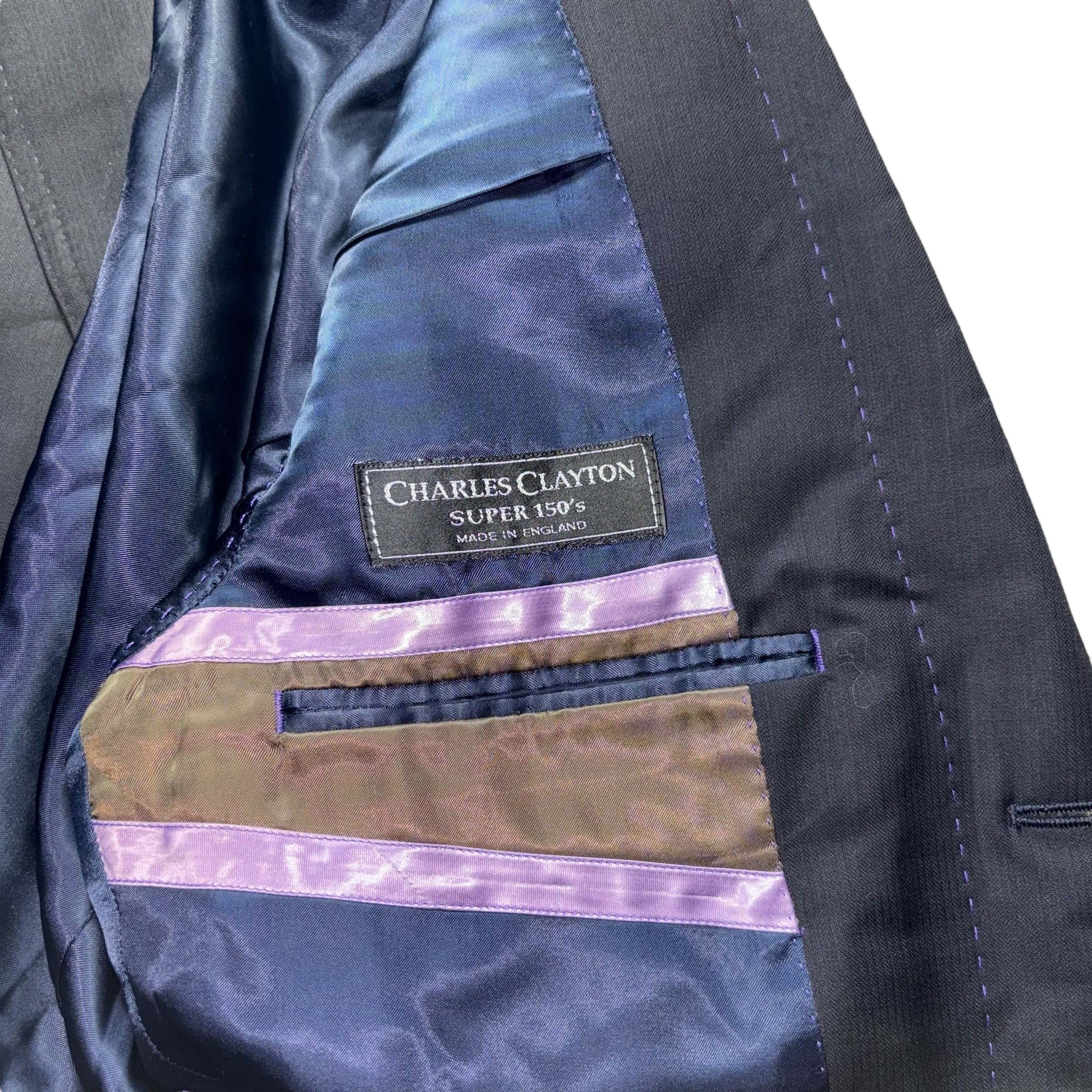 PAUL SMITH super 150's wool set-up fabric by “CHARLES CLAYTON