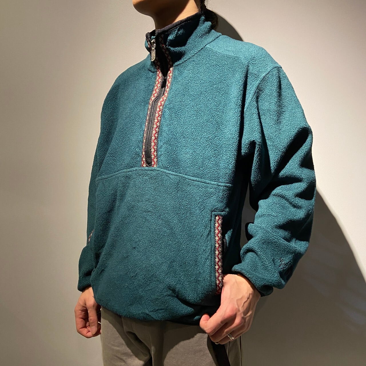 90年代 THE NORTH FACE ザ ノースフェイス ハーフジップ