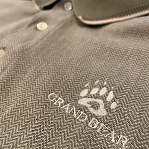 【GREG NORMAN】ビッグサイズ ポロシャツ XL 刺繍ロゴ グレッグノーマン GRAND BEAR US古着 アメリカ古着