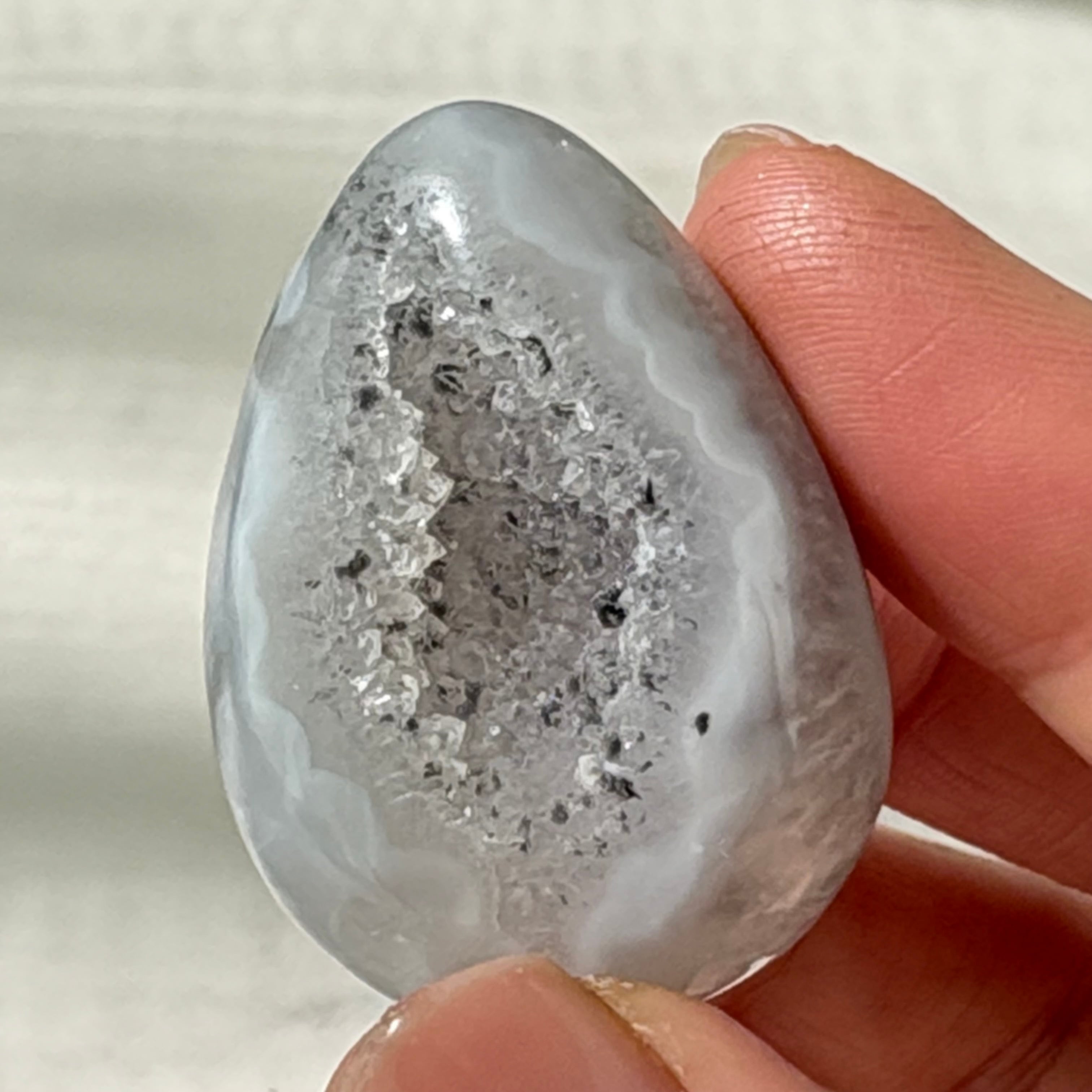 ピンクフラワーアゲート タワー｜桜色の瑪瑙原石｜天然石