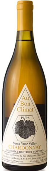 シャルドネ サンフォード&ベネディクト ヒストリック ヴィンヤーズ コレクション 　98　オー ボン クリマ 　Chardonnay Sanford & Benedict Historic Vineyards Collection 98 Au Bon Climat