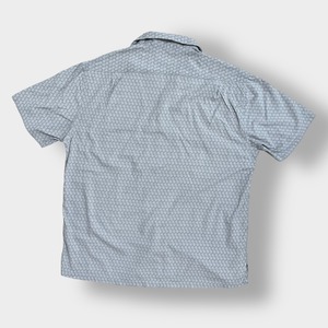 【DOCKERS】オープンカラー 半袖 シャツ 柄シャツ オールパターン 総柄 柄物 開襟 ドッカーズ US古着