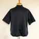 Mock Neck Jersey Cut & Sewn　Black