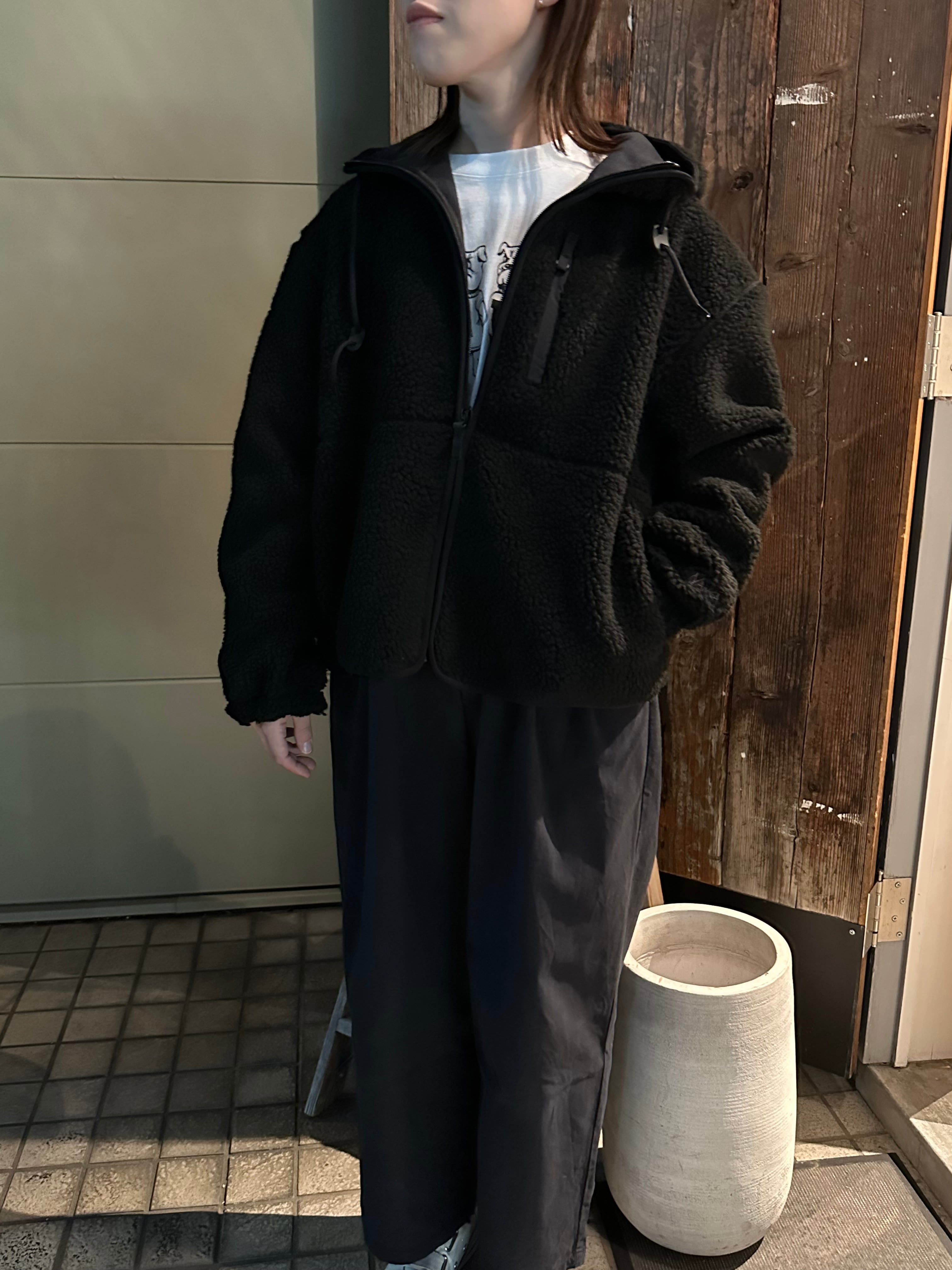 NANGA ナンガ BOA FLEECE FULL ZIP PARKA W ボア フリース フルジップ