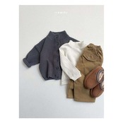 【取寄】minirobe ボタンピーチパンツ|冬服|韓国子供服