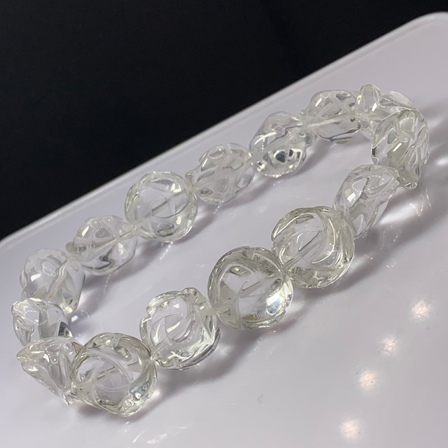 天然水晶ブレスレットーRoseー