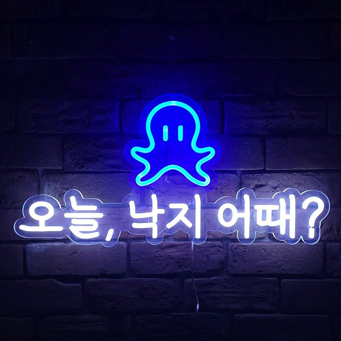 韓国語 ハングル コリアン 文字 led LEDネオン ネオン看板 オーダー 