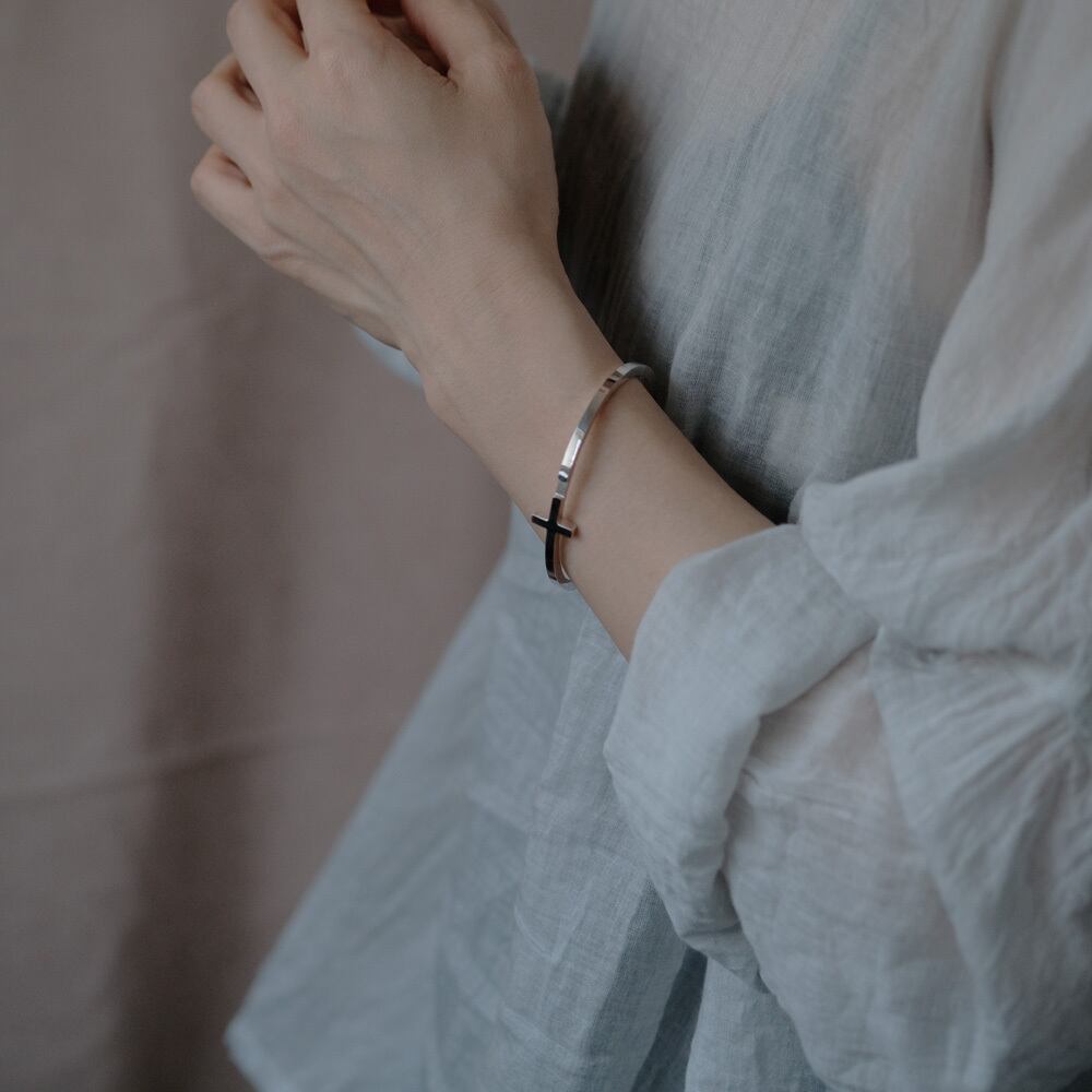 クロス バングル シルバー925 | クラウドジュエリー(Cloud-jewelry