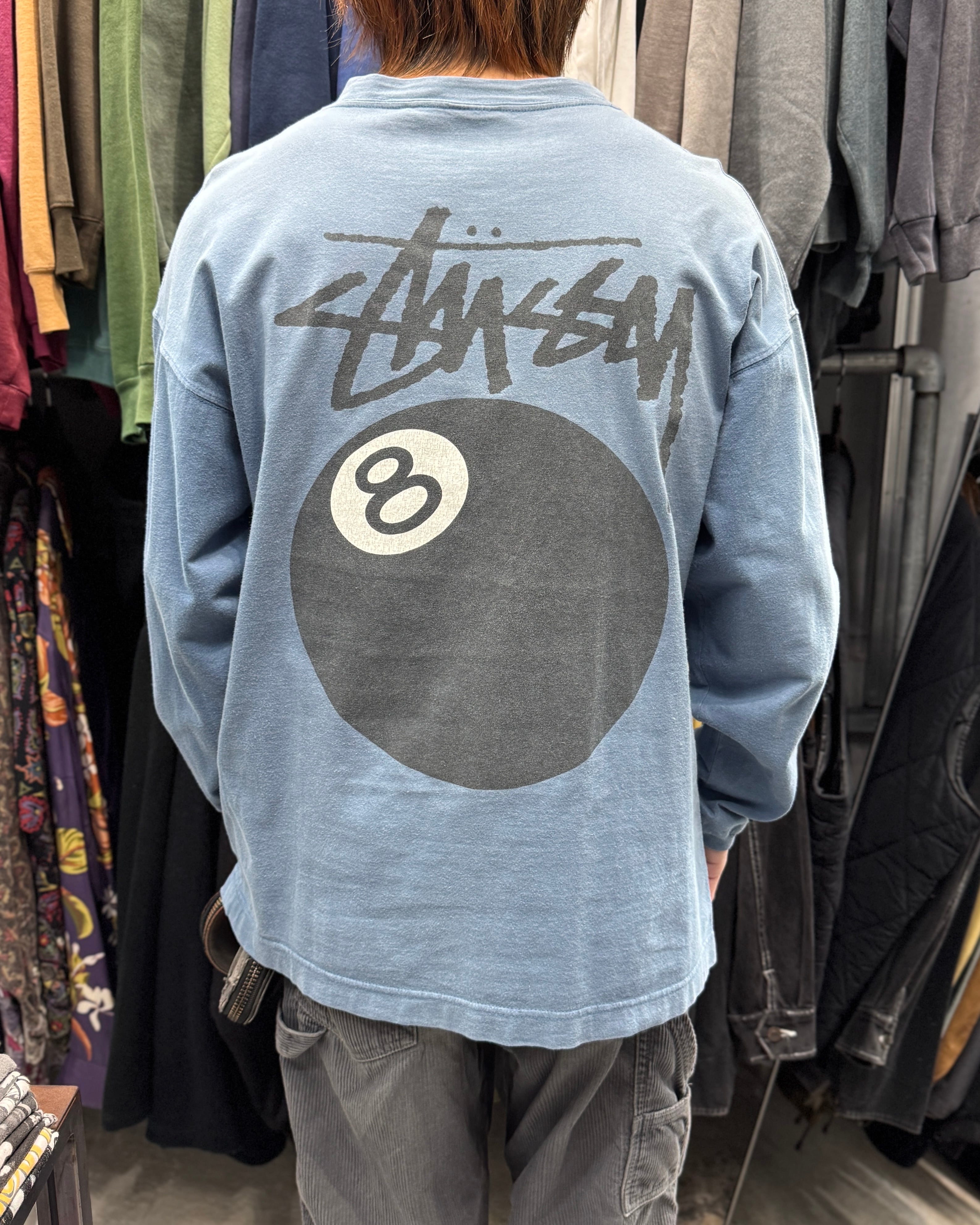 80s stussy mock neck tee XL old stussy 【公式通販】
