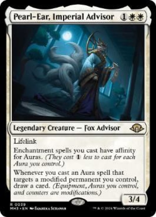 MTG《皇国の相談役、真珠耳/Pearl-Ear, Imperial Advisor(MH3)》英語