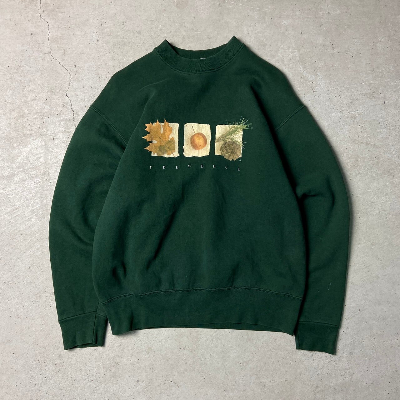 90年代 USA製 MAZE アートプリント スウェットシャツ メンズL 古着 90s