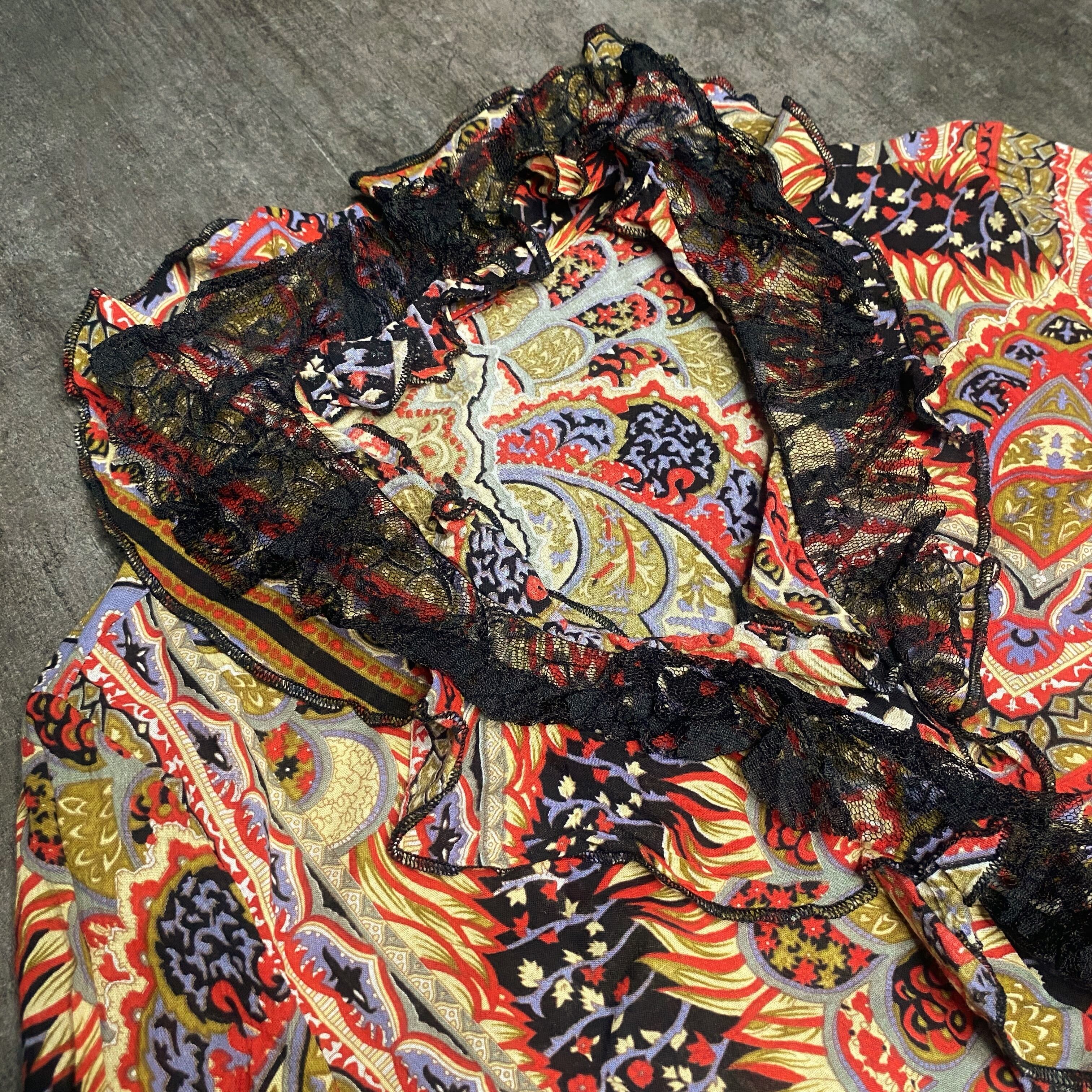 used lace sleeve tops