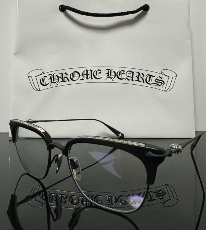 CHROME HEARTS クロムハーツ SLUNTRADICTION マットブラック メガネ