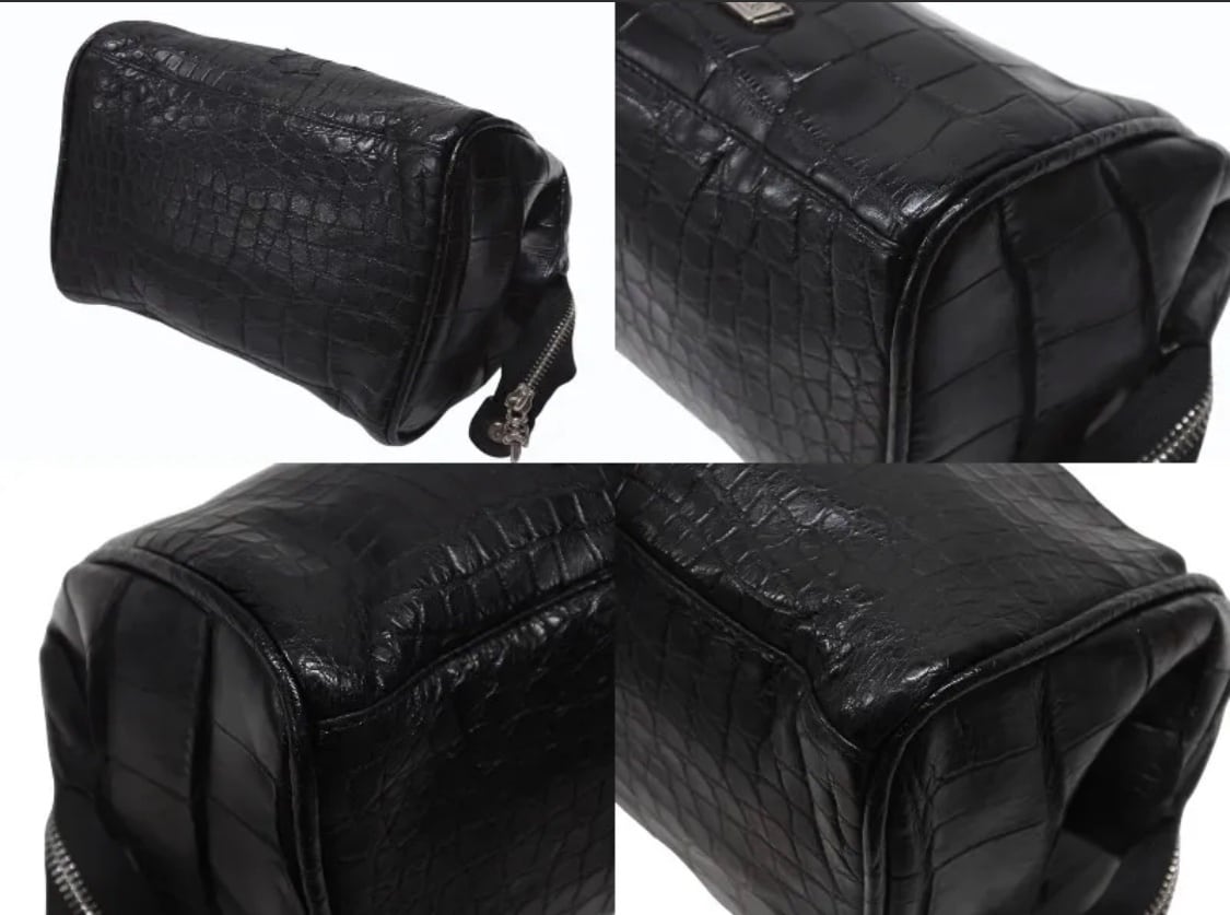 CHROME HEARTS クロムハーツ スクロールラベル クロスパッチ ダガー