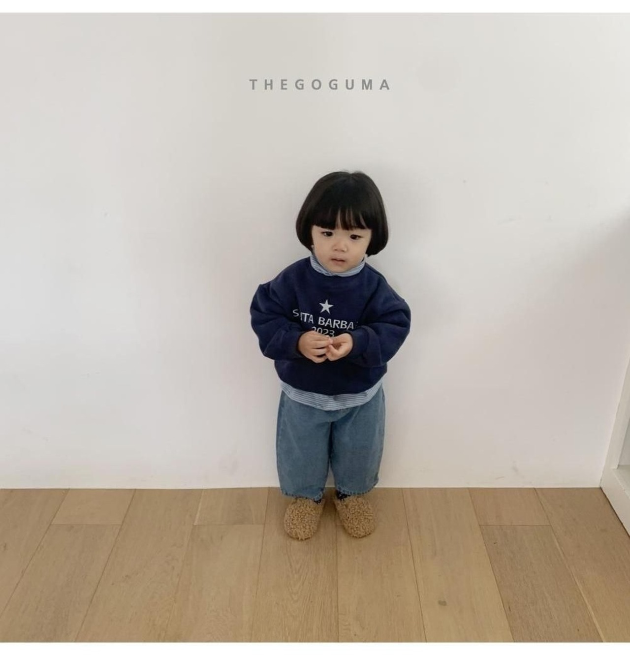 ザゴグマ / THE GOGUMA / バーバラ刺繍トレーナー / 韓国子供服 / ジュニア / 26winter〖取寄〗*JS~JL*