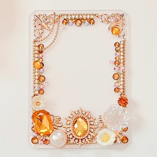 №098 飾れる！持ち歩ける！硬質カードケース デコ 硬質ケース