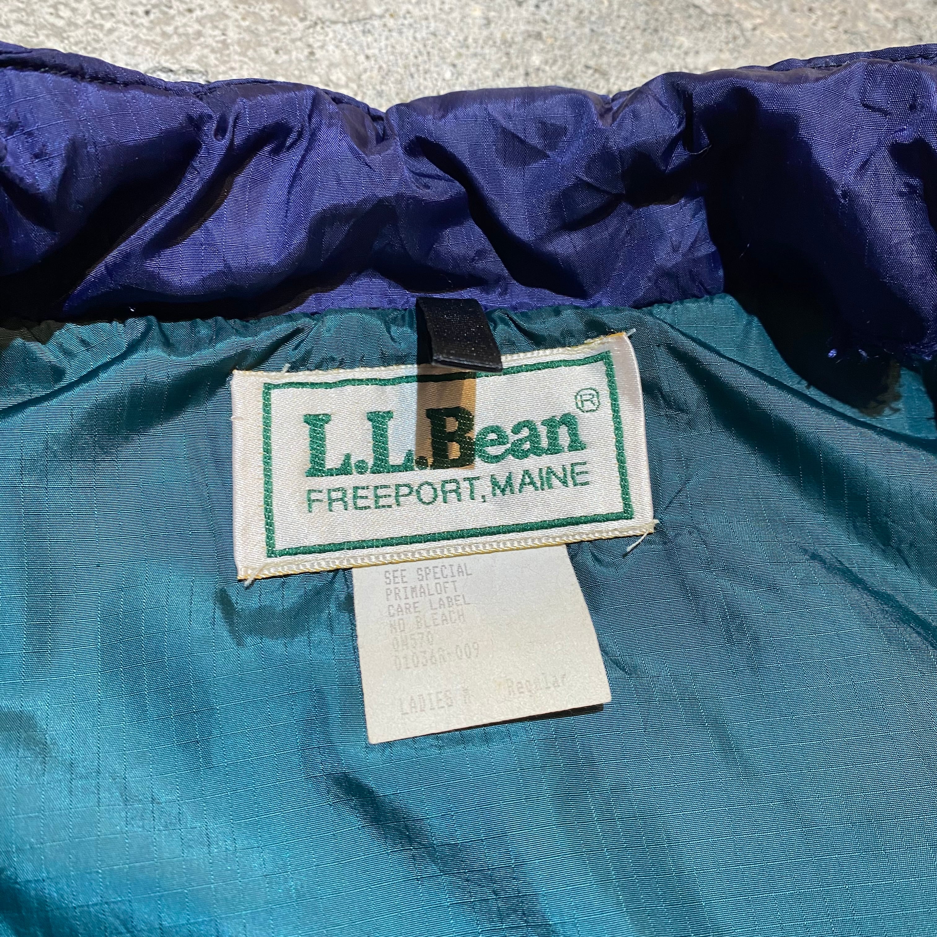 80s〜 L.L.Bean / エルエルビーン USA製 プリマロフトベスト