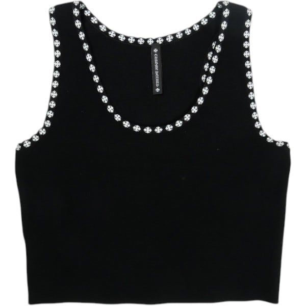 Chrome Hearts ブラック タンクトップ ワンサイズ Size【S】 CHROME HEARTS クロム・ハーツ CH PLUS RIB TANK BLACK