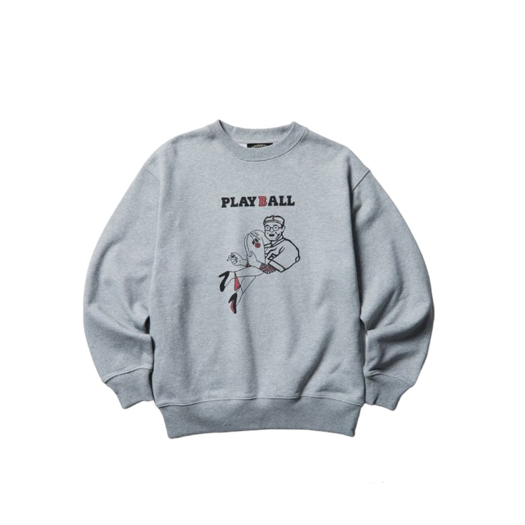 SOFTMACHINE × RWCHE】 PLAYBALL SWEAT (CREW NECK SWEAT /クルー