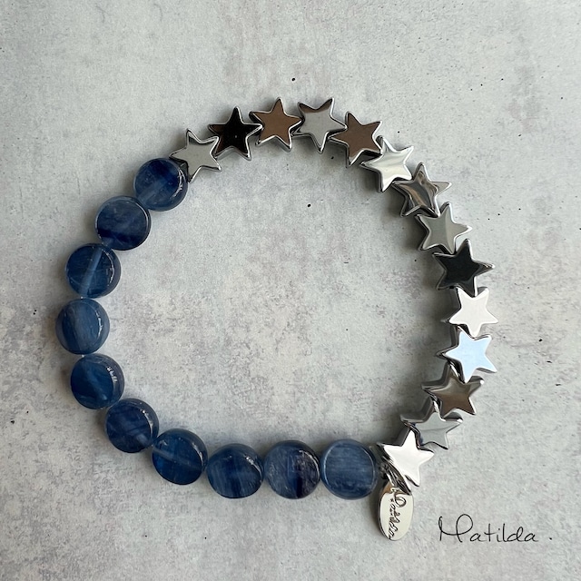 【再販】star bracelet（カイヤナイト）