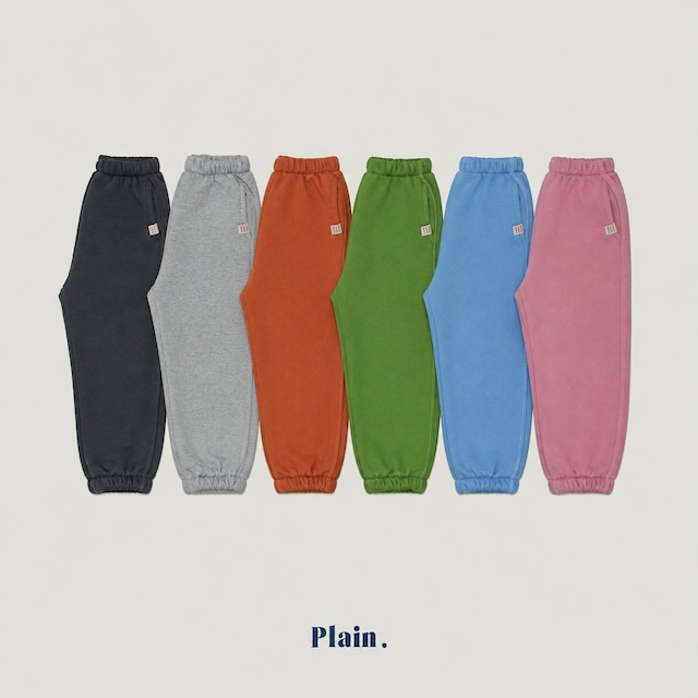 【取寄】plain|muk-jji-ppa jogger pants|ムクチッパジョガーパンツ|XS-XL|kids|26 autumn