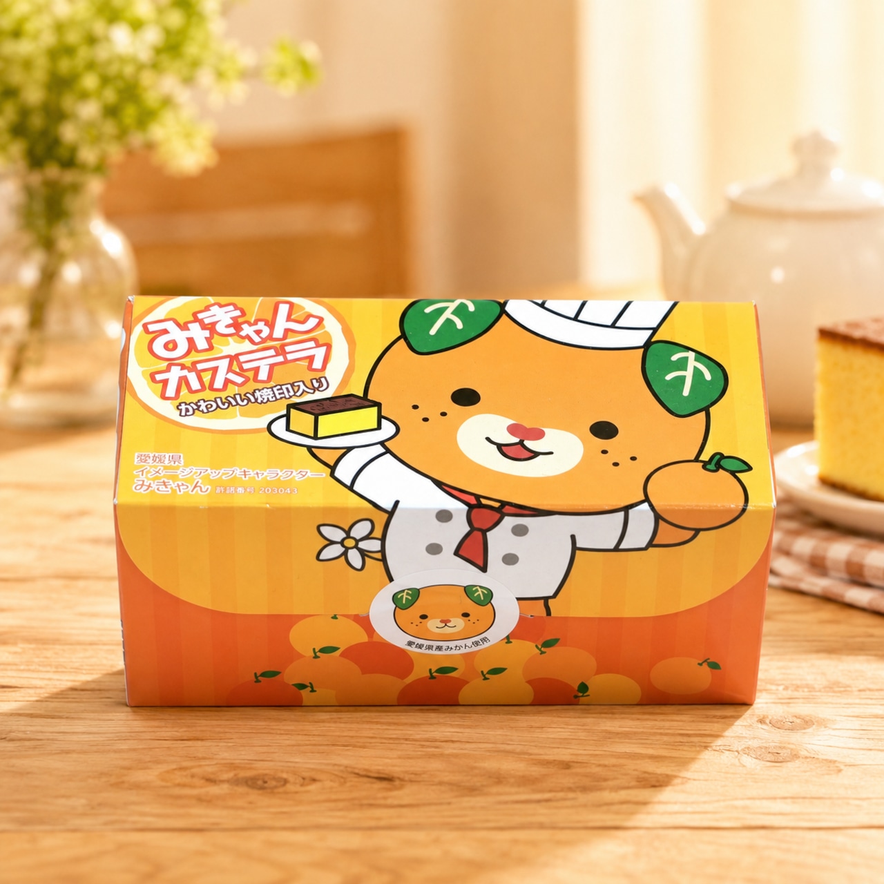 みきやん みきゃんカステラ 1個 | 伊予鉄ネットショップ