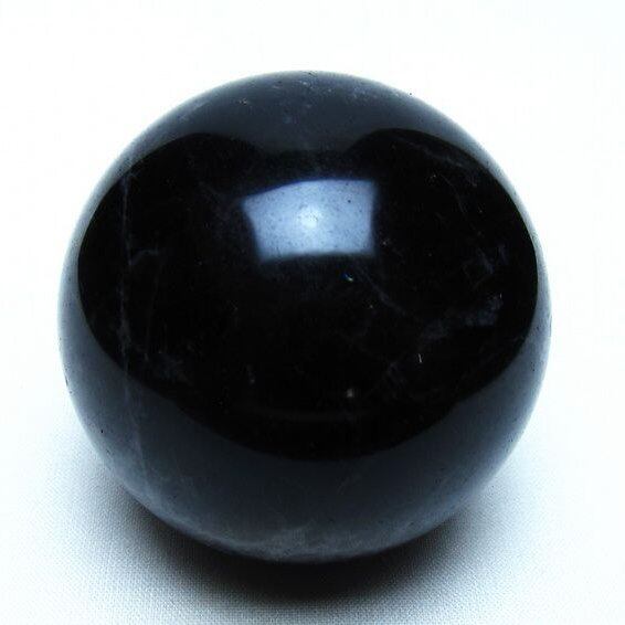 モリオン 黒水晶 丸玉 61mm 一点物 151-9522