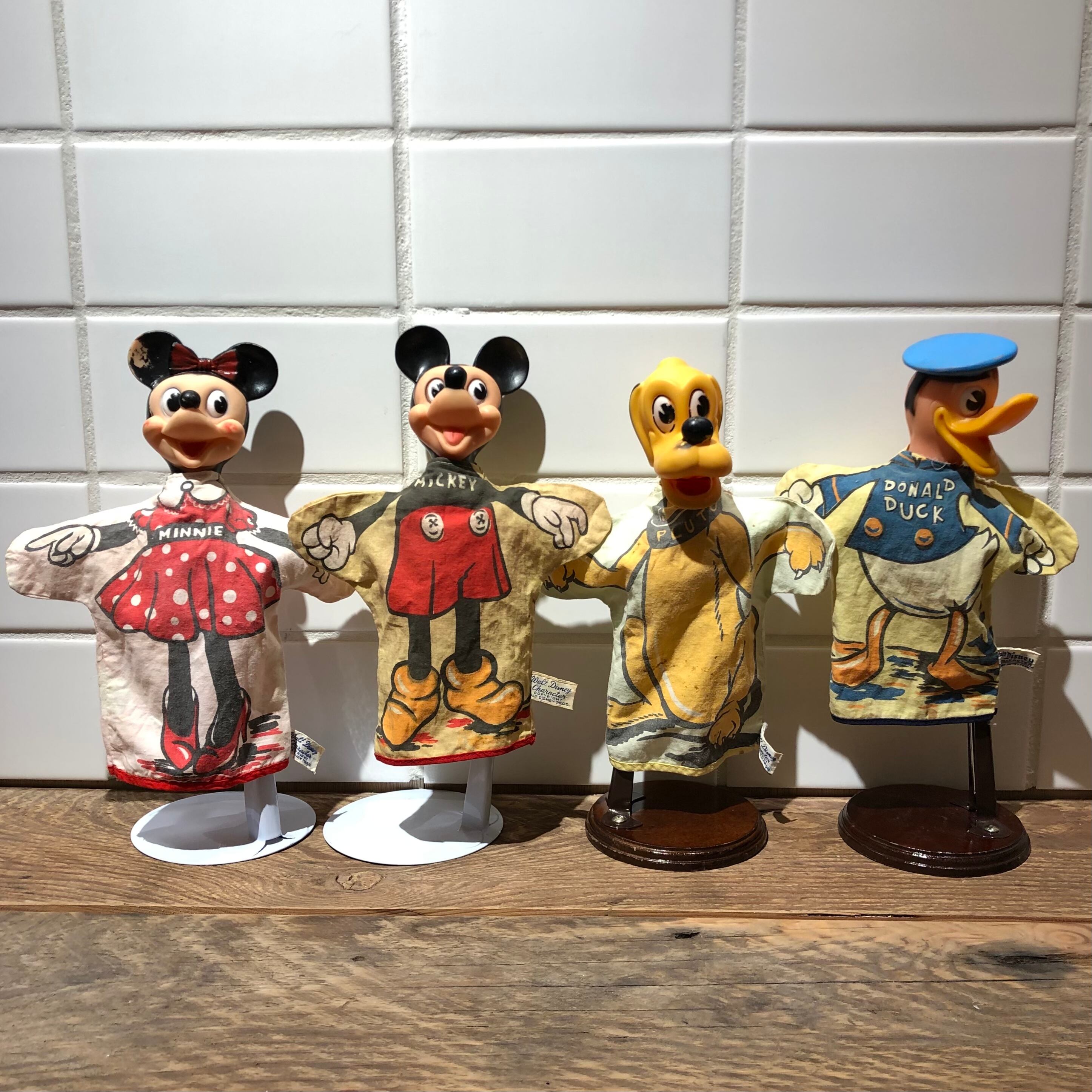 50's Gund Disney Hand Puppet SET