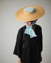 【Joëlle】Wide brim straw hat/ワイドブリムストローハット