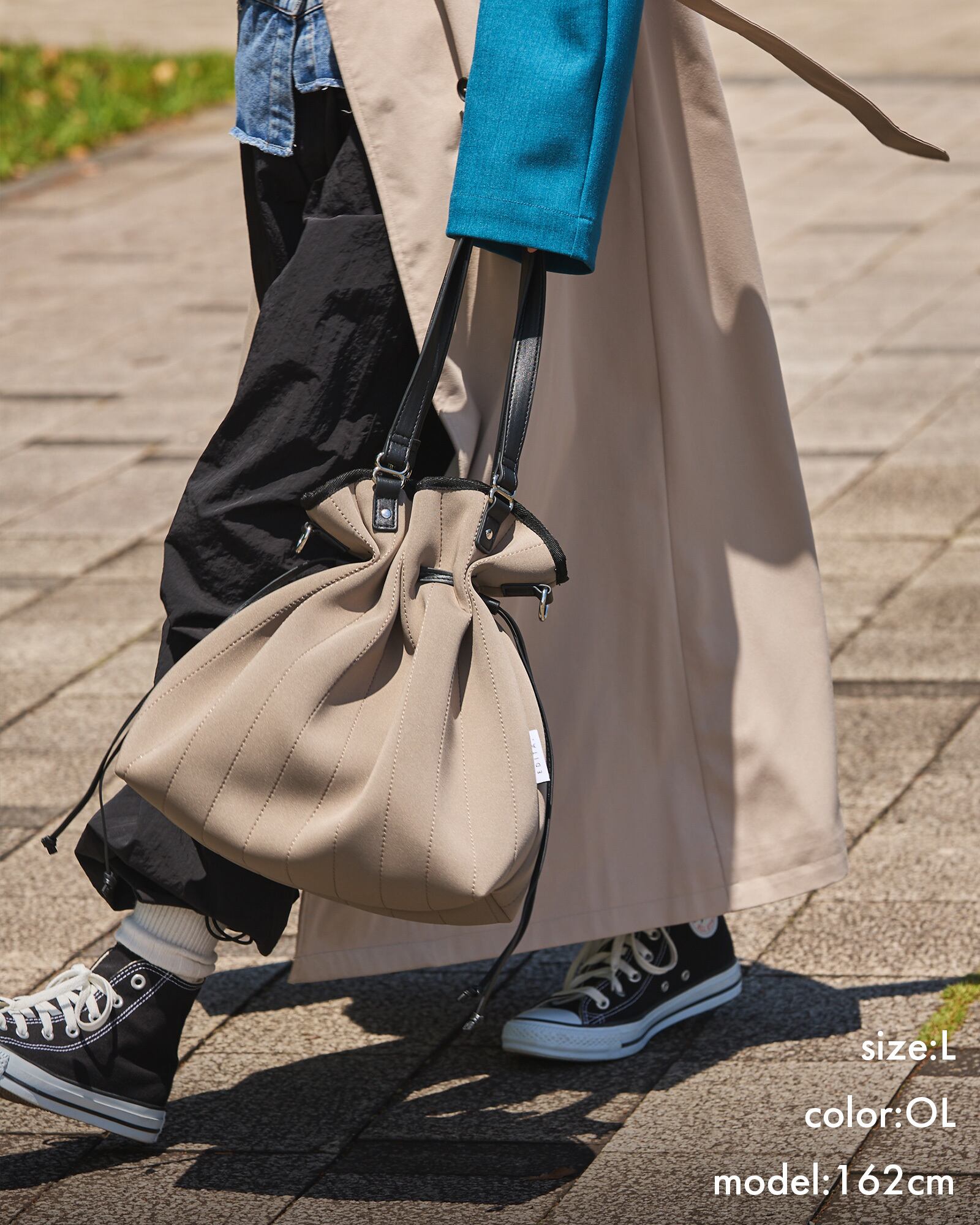 ネオプレン スタイリッシュ 巾着 2way バッグ [edt-132] | EDITA．