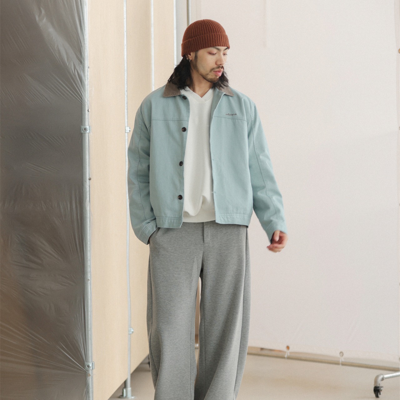 コーデュロイ カラーワーク ジャケット K5386 - 11