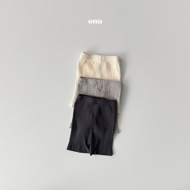 [ 即納 ] Modal ribbed leggings / ONU