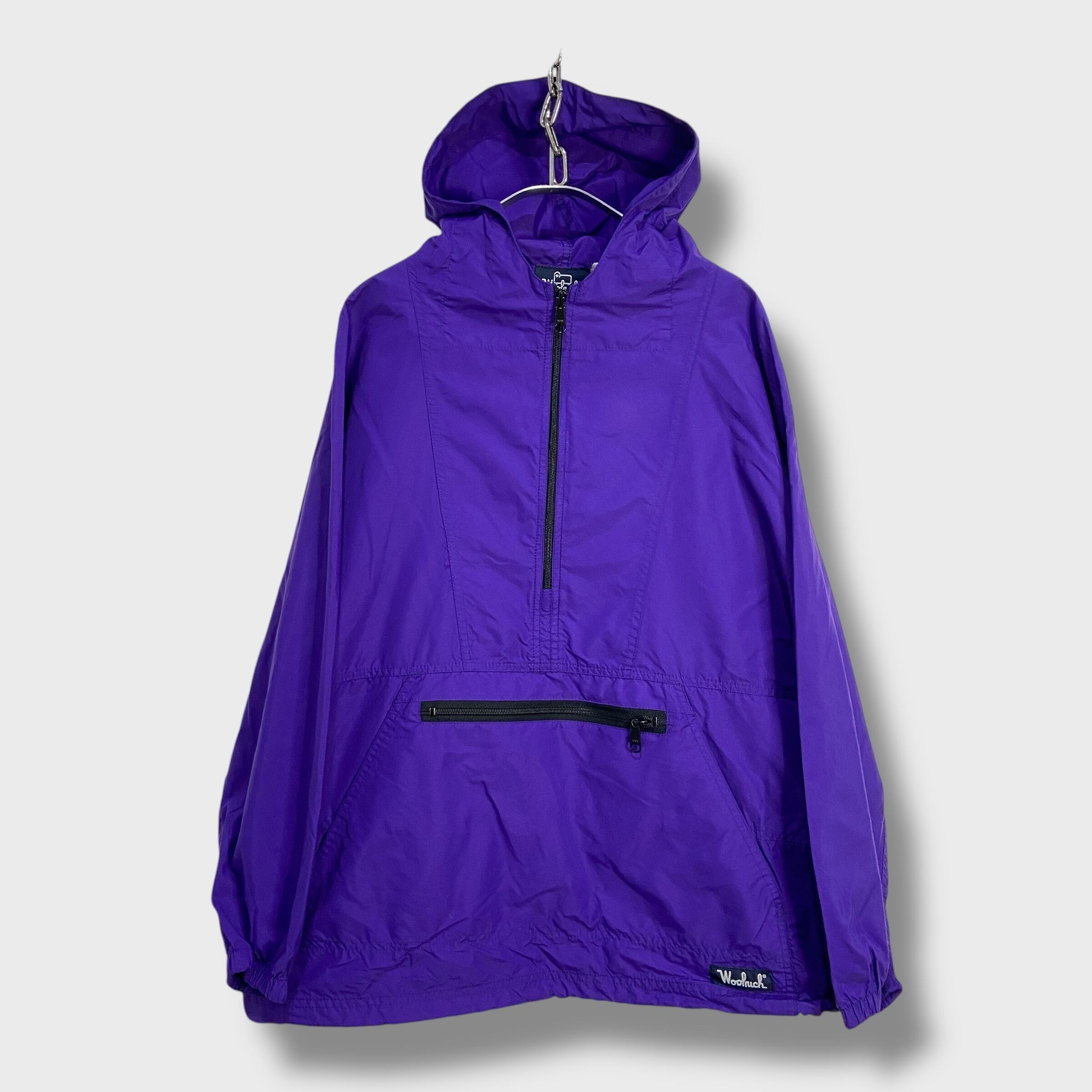 80s Woolrich ウールリッチ アノラックパーカー パープル M相当 | 古着