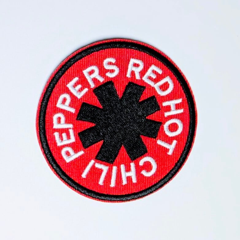 送料無料! ★刺繍アイロンワッペン★ 【 Red Hot Chili Peppers(レッドホットチリペッパーズ)】レッチリ 〚アメリカン雑貨 アメトイ〛