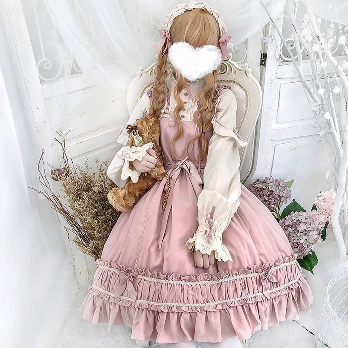 レースアップロリータドレスセット | Maiden 