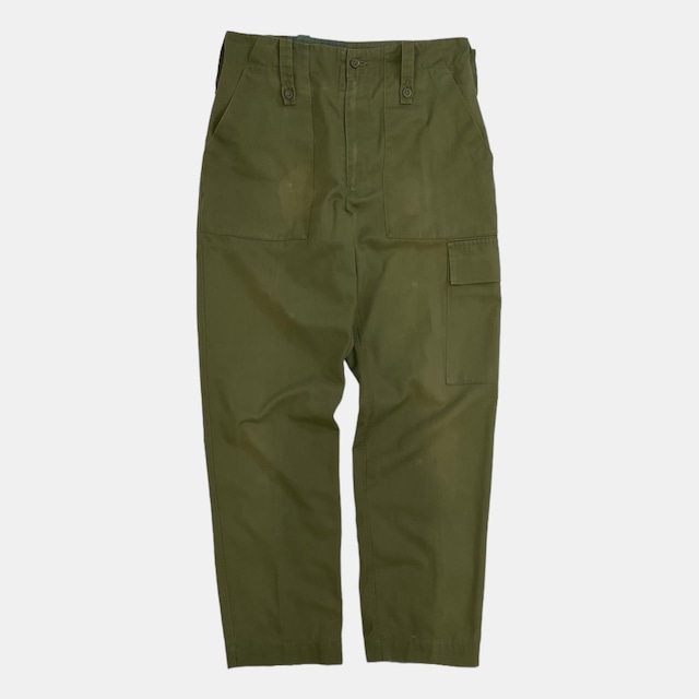 USED 80-90's British Army light weight fatigue work pants (80/84/100) - military green