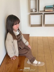 韓国子供服 / BANANA J / 26Autumn / ワッフル ジャケット / 秋服 / キッズ *XS~JS*