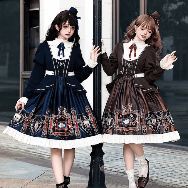 With U ゴスロリ ファッション クラロリ ドレス チョコレートアカデミー 原宿ファッション ゴシック ロリータファッション lolita