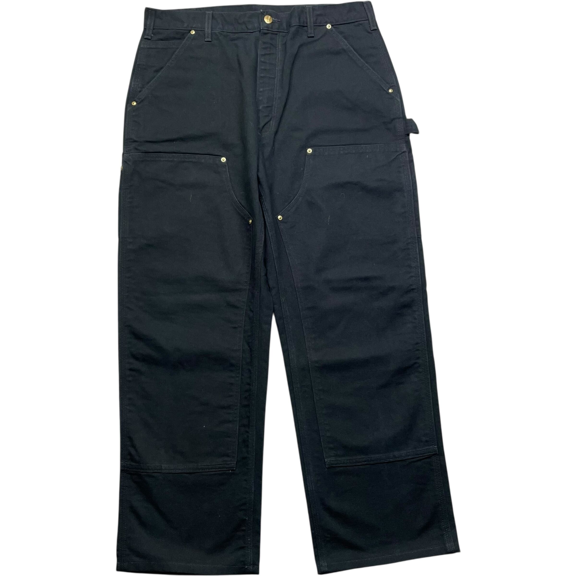 carhartt カーハート ダブルニー デニムパンツ 雰囲気系 鬼ヒゲ