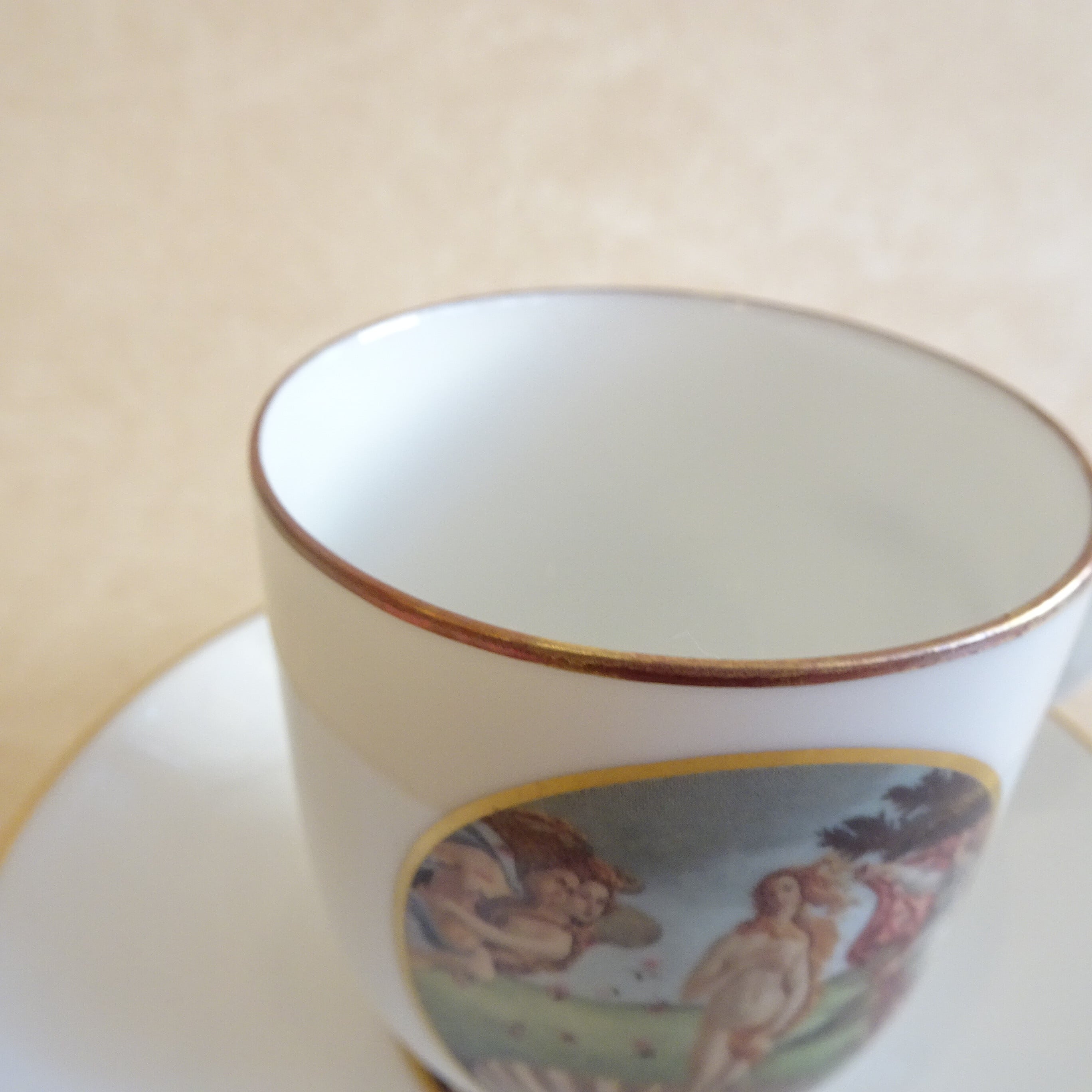 リチャード・ジノリ ヴィーナスの誕生 カップ&ソーサー | 純喫茶家具の