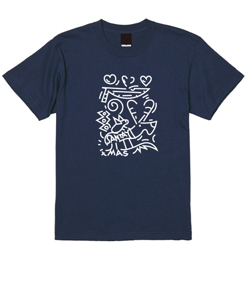 デザインNo.335  コーギー古代文字Tシャツ バージョン14  5.6ozTシャツ　インディゴTシャツ　UK Corgi　コーギー
