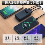 Hy+ Yoobao 10000mAh モバイルバッテリー PD 超急速充電対応 最大18W HY-PD10000 Type-Cケーブル付属 ブラック ブラック