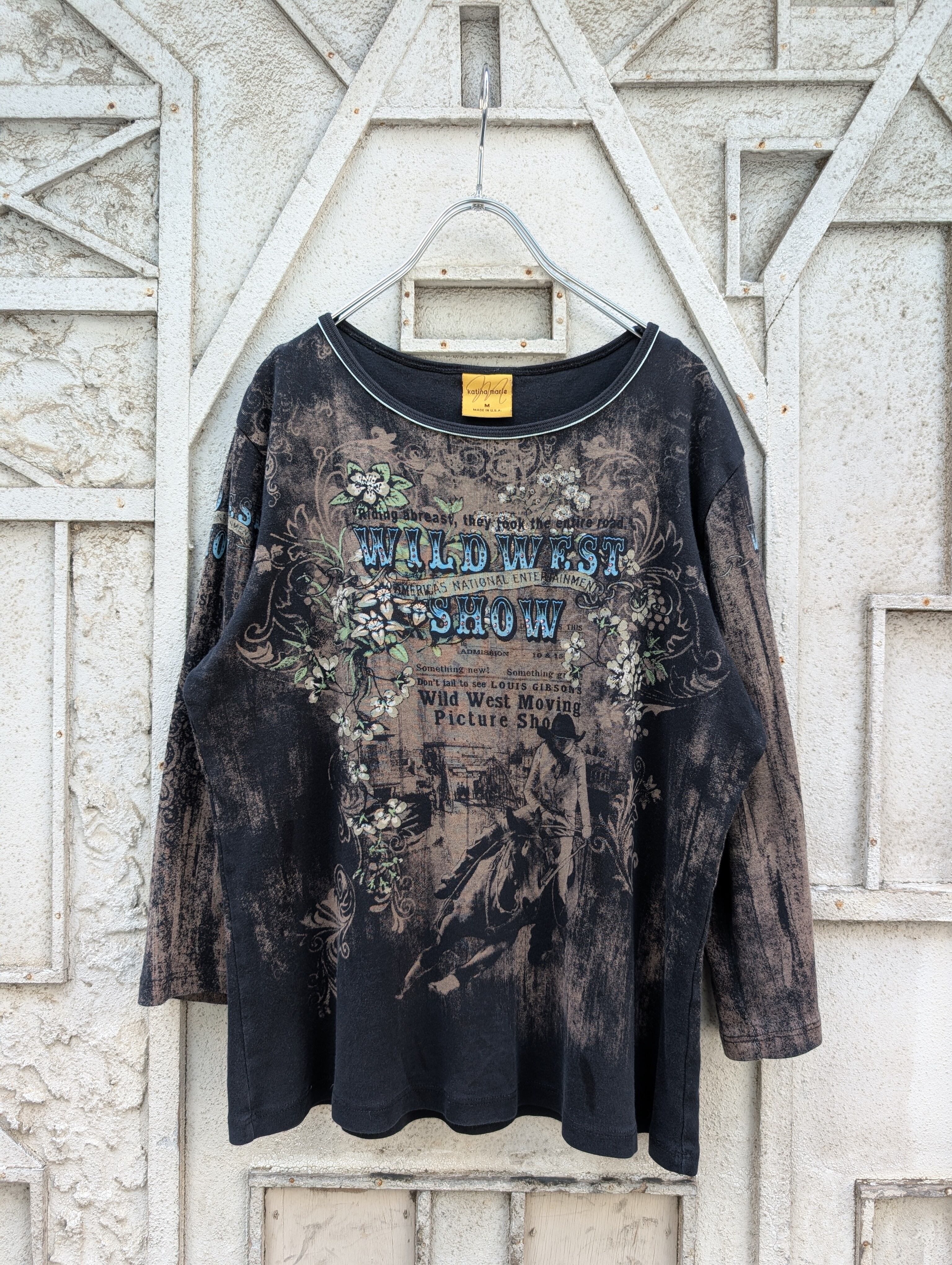 "GRUNGE" rhinestone tops / made in USA