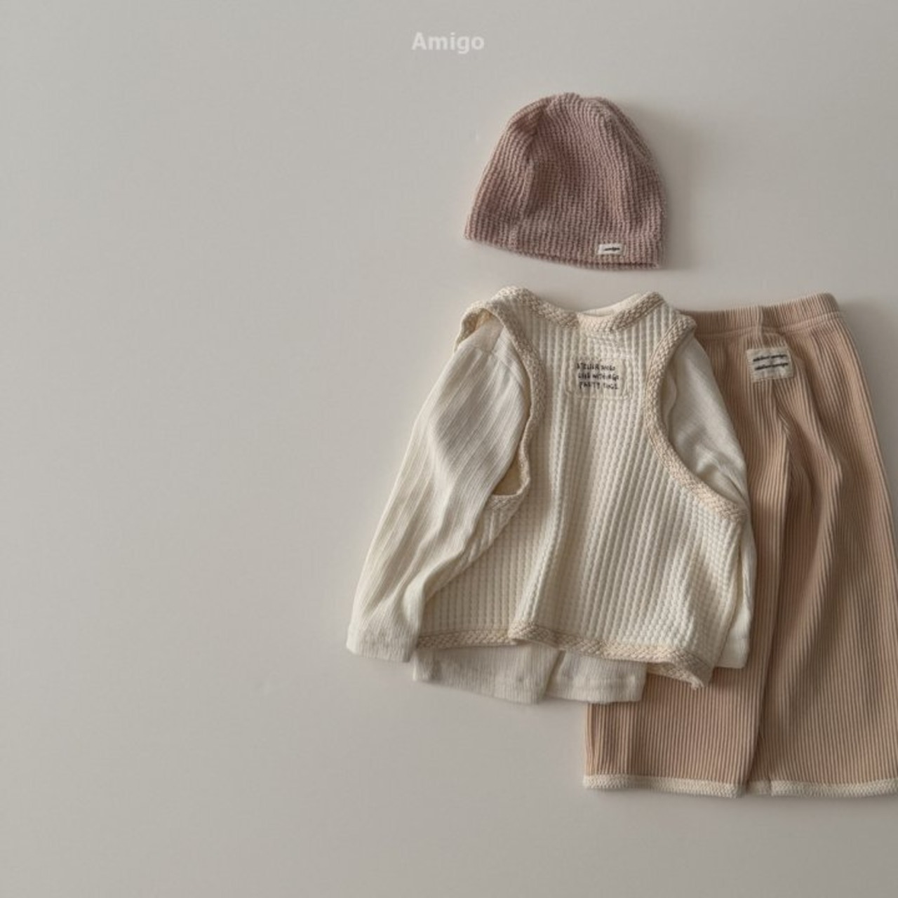 Amigo 26/SS もちもちワッフルパンツ